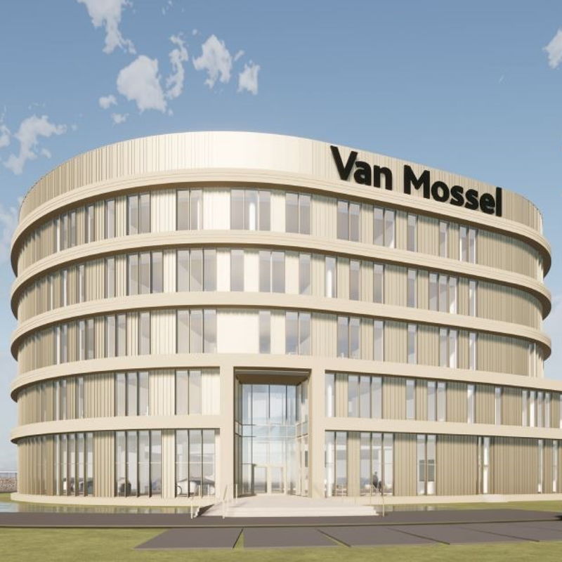Nieuw logistiek centrum Van Mossel...een echte blikvanger!