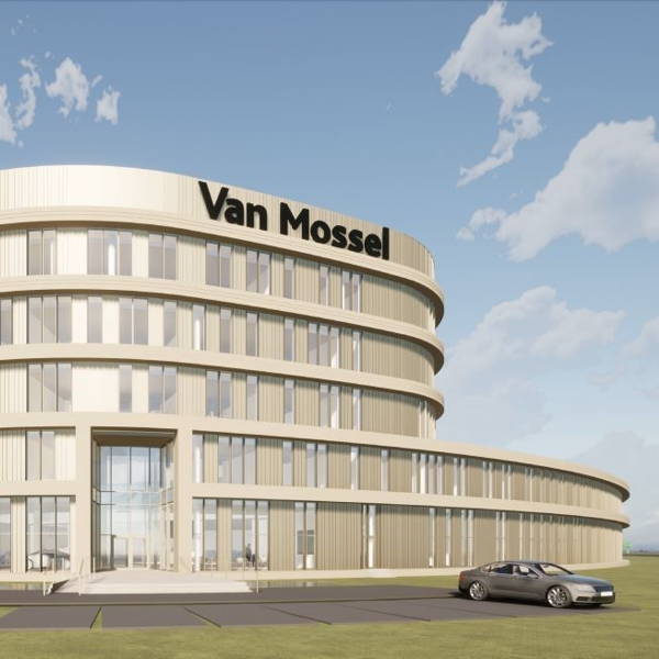 Nieuw logistiek centrum Van Mossel...een echte blikvanger!