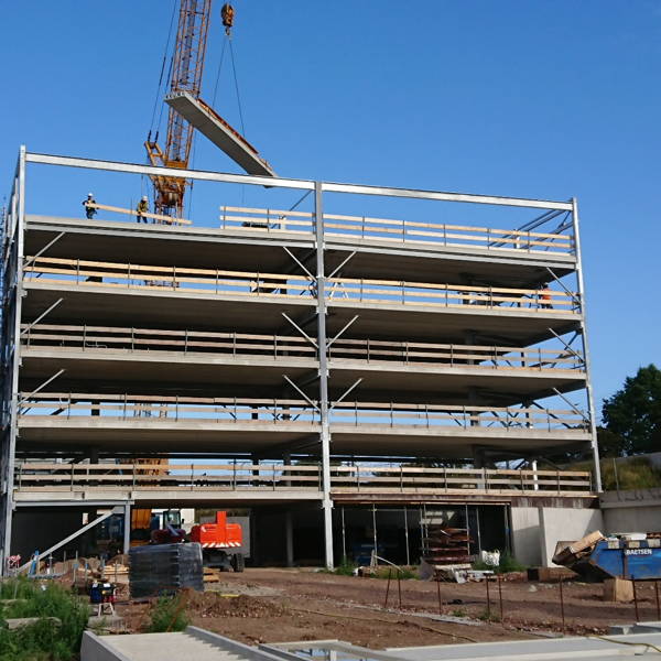 Nieuwe parkeergarage spoorzone te Eindhoven