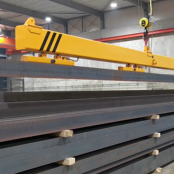 De nieuwe magneet traversen zijn geïnstalleerd