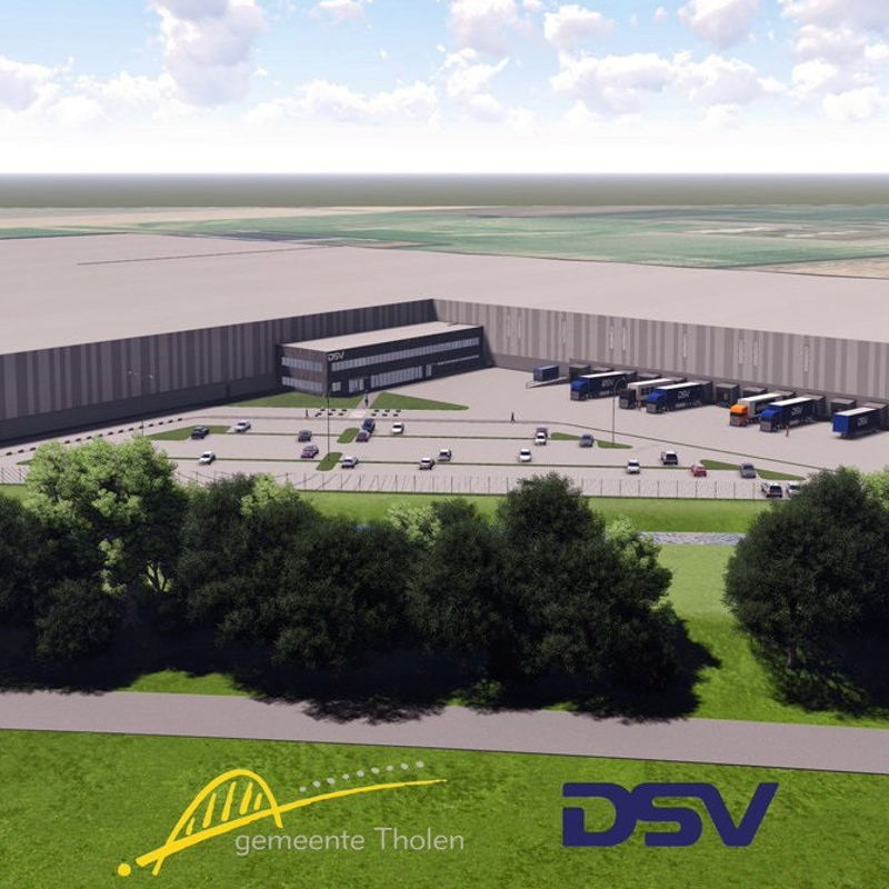 Een staalconstructie van ruim 3.775.000 kg staal voor DSV in Tholen!