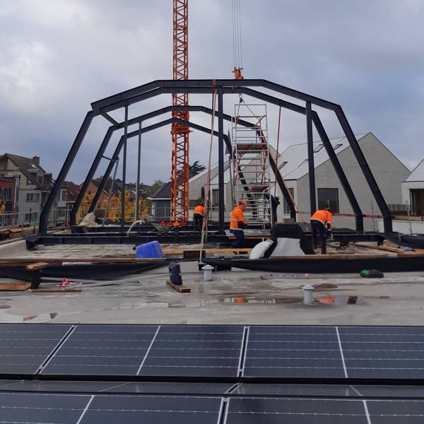 Dakconstructie in Kasterlee