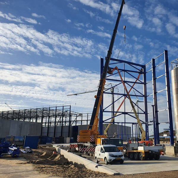 Een mooie staalconstructie voor Silopark in Westzaan