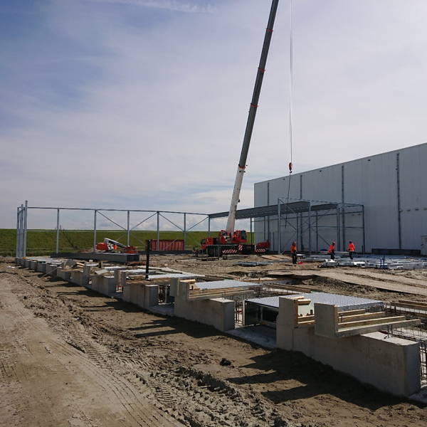​In Yerseke bouwen we mee aan de uitbreiding voor Kotra Logistics
