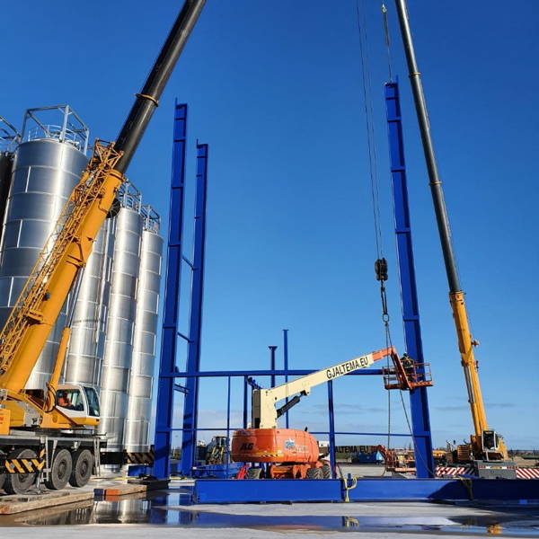 Een mooie staalconstructie voor Silopark in Westzaan