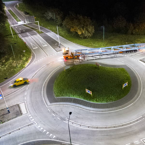 Speciaal transport voor een speciaal project