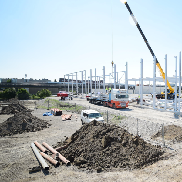 In Hoofddorp werken we aan een nieuwe bedrijfshal