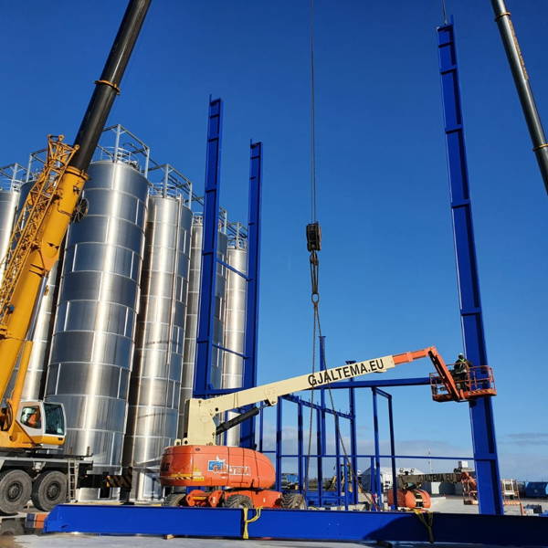 Een mooie staalconstructie voor Silopark in Westzaan