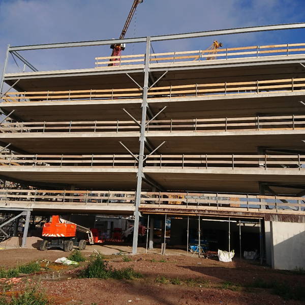 Nieuwe parkeergarage spoorzone te Eindhoven