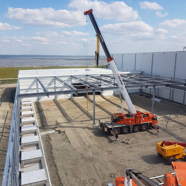 ​In Yerseke bouwen we mee aan de uitbreiding voor Kotra Logistics