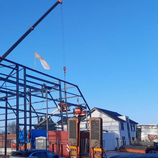 Staalconstructie in opdracht van Roozen van Hoppe