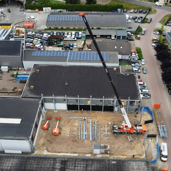 Het opbouwen in Someren is begonnen!