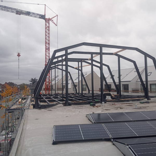 Dakconstructie in Kasterlee