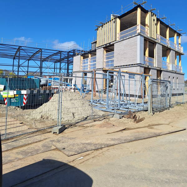 Eerste bouw op nieuw bedrijventerrein