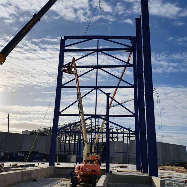 Een mooie staalconstructie voor Silopark in Westzaan