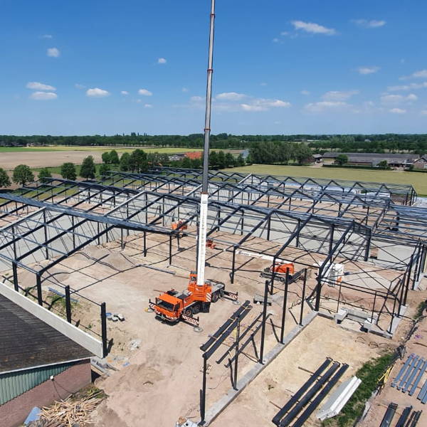Laatste werkzaamheden in Oostelbeers
