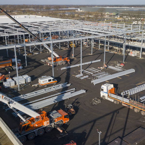 De bouw van de 'nieuwe fabriek van de toekomst' verloopt gestaag