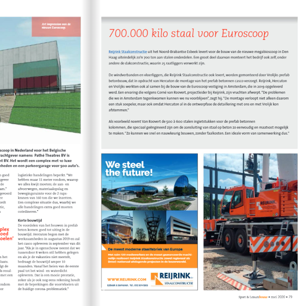 Een mooi artikel in de laatste editie van Industriebouw!