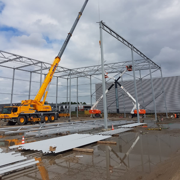 Gestart met de montage van weer een mooi nieuw project