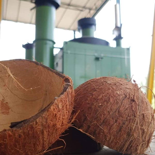 From open sea container to charcoal oven