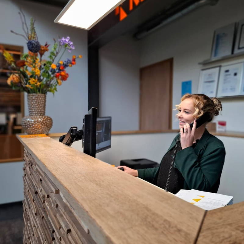 Vacature Receptionist(e)