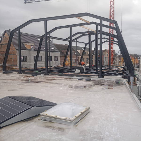 Dakconstructie in Kasterlee